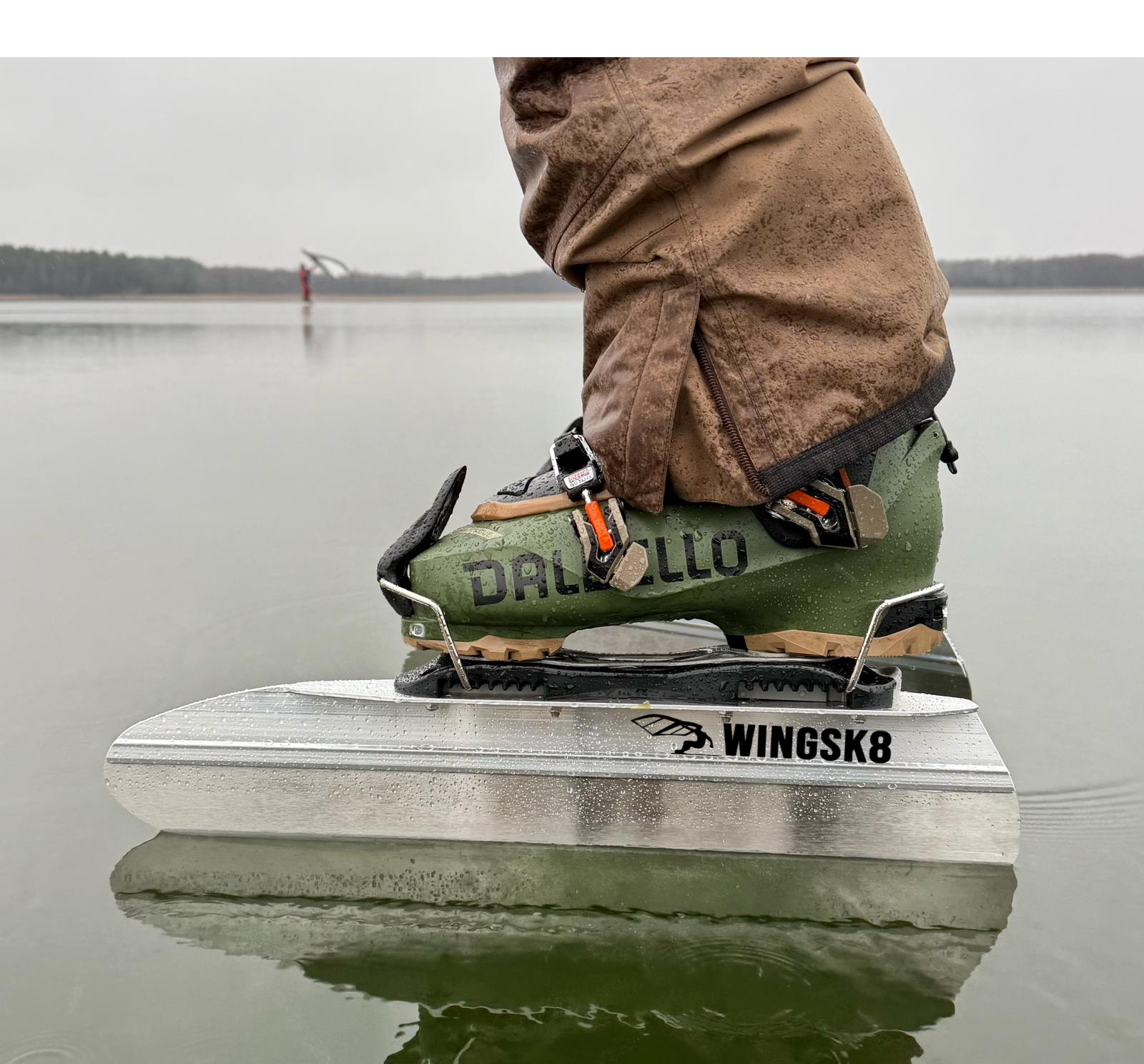 wingsk8 wingskates skates for ice sailing